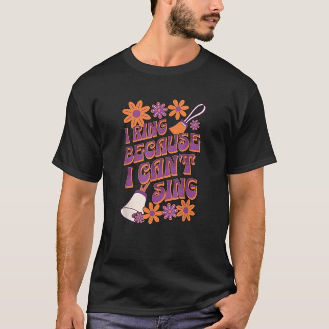 T-shirt Conception amusante du lecteur de sonnette pour le (Devant)