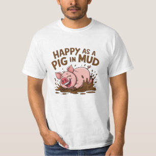 T-shirt Conception amusante inspirée du cochon