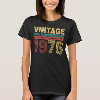 T-shirt Conception Anniversaire Rétro Né en 1976