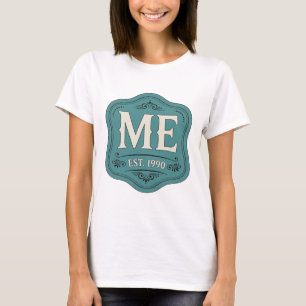 T-shirt Conception argentée vibrante ME EST 1990
