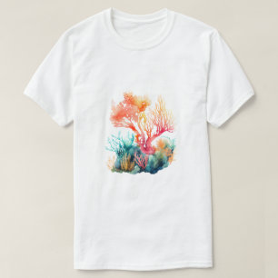 T-shirt Conception artistique de récif corallien