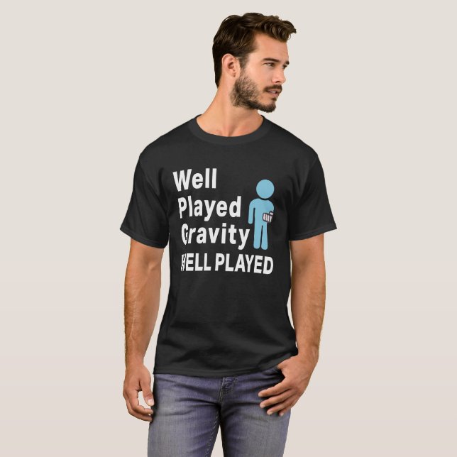 T-shirt Conception bien jouée cassée drôle de cadeau de (Devant entier)