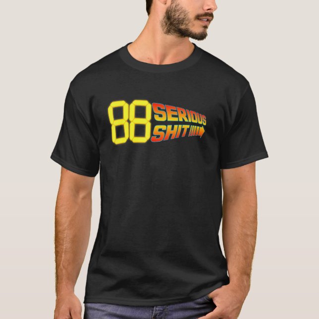 T-shirt Conception BTTF de 88 Miles Par Heure (Devant)