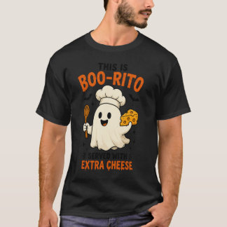 T-shirt Conception «C'est un Boo-Rito servi avec fromage s