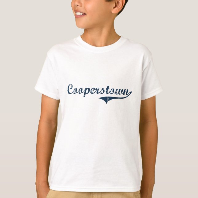 T-shirt Conception classique de Cooperstown New York (Devant)