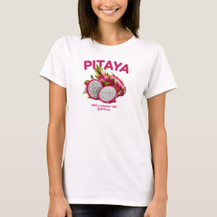 T-shirt Conception colorée d'été Fruit du Dragon Pitaya
