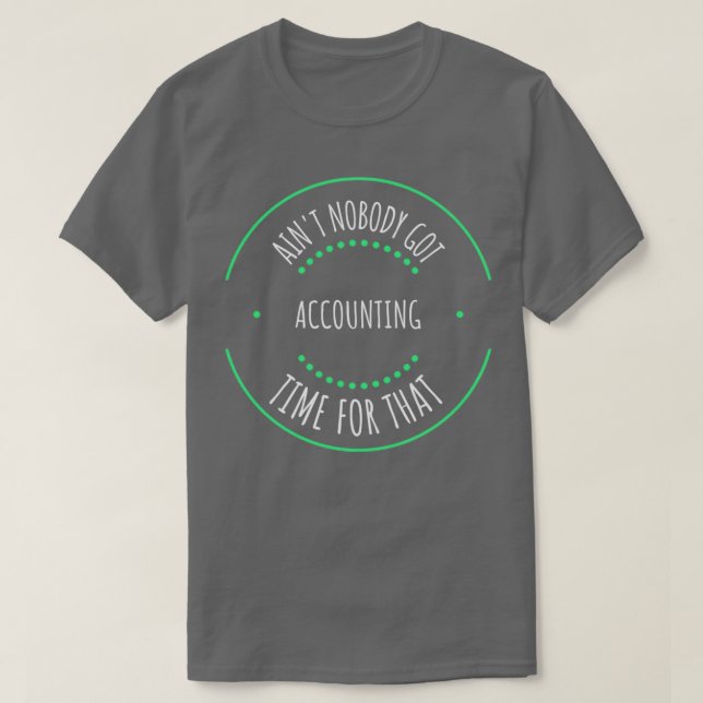 T-shirt Conception comptable (Design devant)