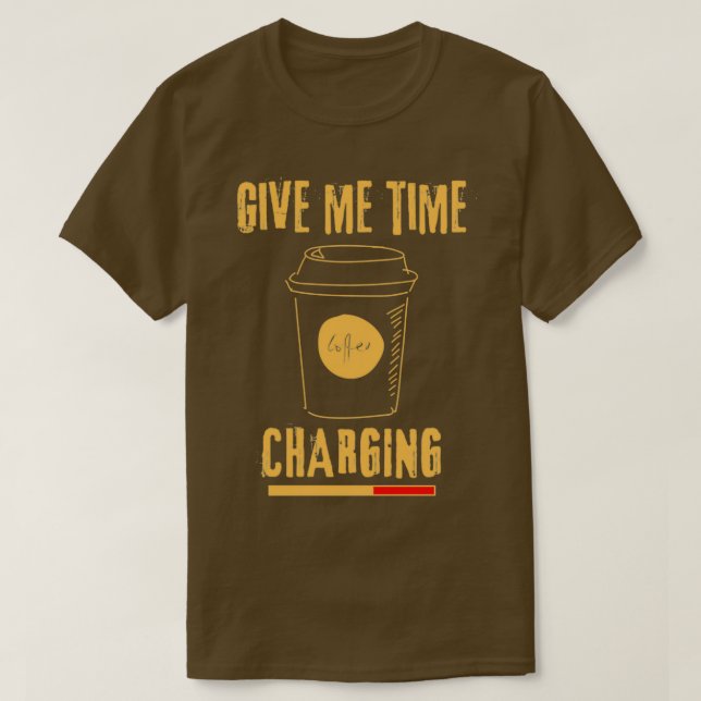 T-shirt Conception cool de la tarification du café (Design devant)