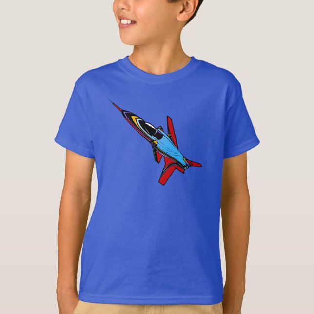 T-shirt Conception cool Supersonic Jet-Fighter pour enfant (Devant)