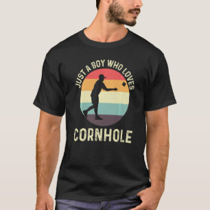 T-shirt Conception Cornhole Pour Garçons Enfants Bean Bag 
