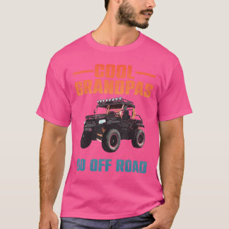T-shirt Conception côte à côte pour grand-père Men Off Roa