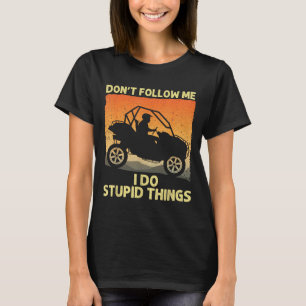 T-shirt Conception côte à côte pour hommes femmes Utv Atv 