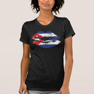 T-shirt Conception cubaine de débardeur de lèvres pour des
