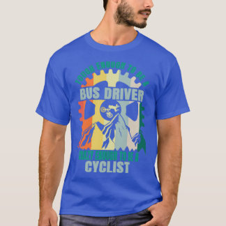 T-shirt Conception cycliste du conducteur de bus