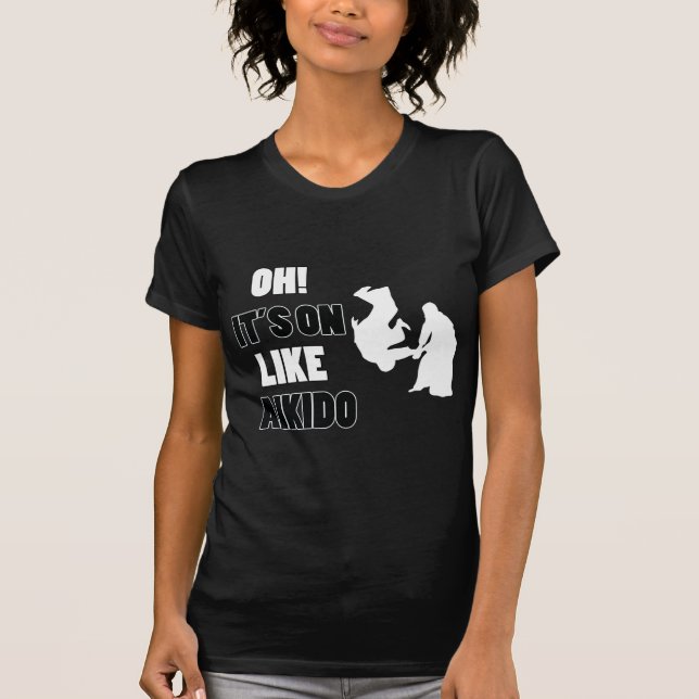 T-shirt Conception d'Aikido (Devant)