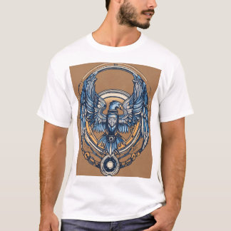 T-shirt conception d'ailes d'art abstrait