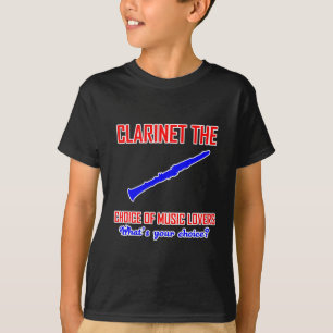 T-shirt Conception d'amants de clarinette