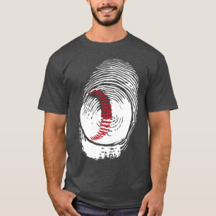 T-shirt Conception d'ami amateur de sport d'empreinte digi