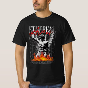 T-shirt conception d'ange de l'armure d'éther