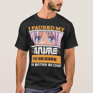 T-shirt Conception d'anime amusante pour les fans de manga