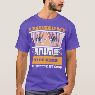 T-shirt Conception d'anime drôle pour les fans de manga et