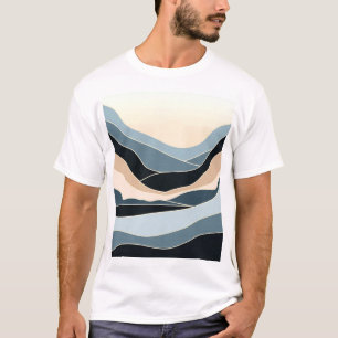 T-shirt Conception d'archives colorées dynamiques