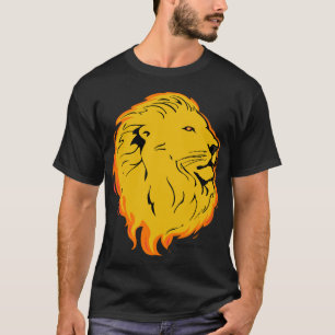T-shirt Conception d'art de lion