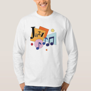 T-shirt Conception d'art moderne jazz coloré
