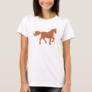 T-shirt Conception d'astrologie de cheval en bronze – Anné