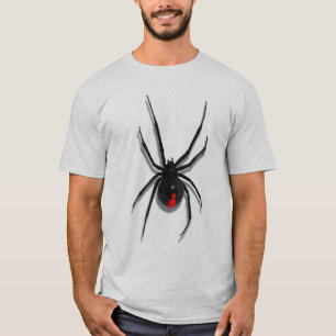 T-shirt Conception d'attaque avec araignée marquée rouge