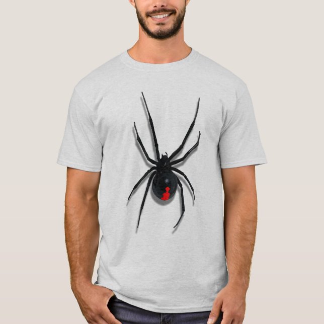 T-shirt Conception d'attaque avec araignée marquée rouge (Devant)