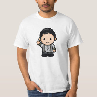 T-shirt Conception d'avant et de dos