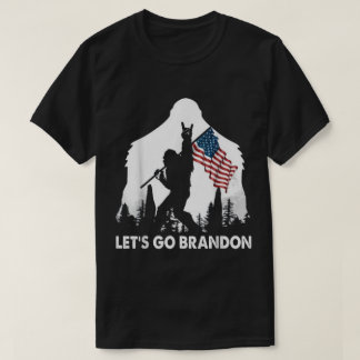 T-shirt Conception d'aventure de Bigfoot patriotique