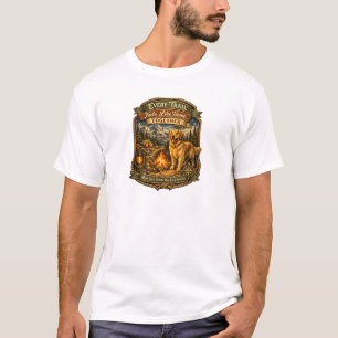 T-shirt Conception d'aventure de montagne vintage pour ama