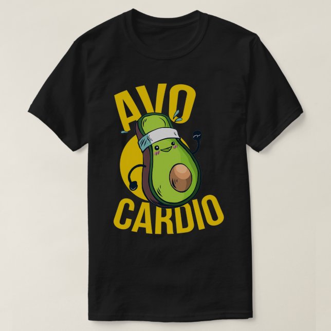 T-shirt Conception d'Avocado AvoCardio (Design devant)