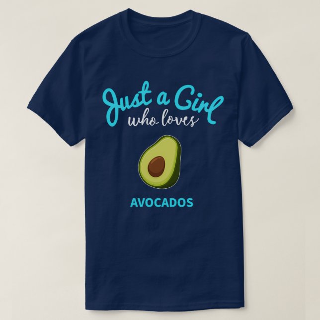 T-shirt Conception d'Avocado pour Girls Kids Avocado (Design devant)