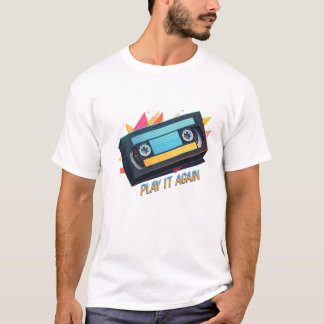 T-shirt Conception de bande de la bande de Sunset Neon Ret
