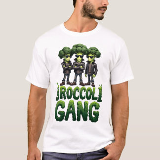 T-shirt Conception de bandes de Brocoli cool
