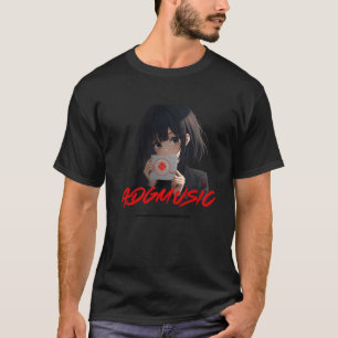 T-shirt Conception de base de tee Stream ADGMUSIC