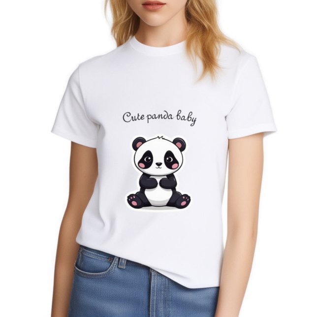 T-shirt conception de bébé panda (Créateur téléchargé)