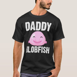 T-shirt Conception de blobfish cool pour hommes papa pêche