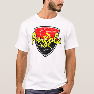 T-shirt Conception de bouclier de l'Angola
