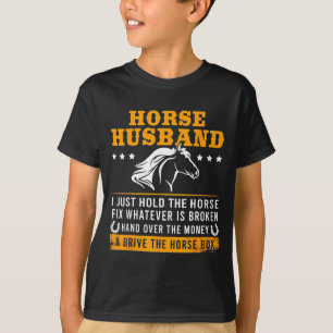 T-shirt Conception de box à chevaux de Husband Drive