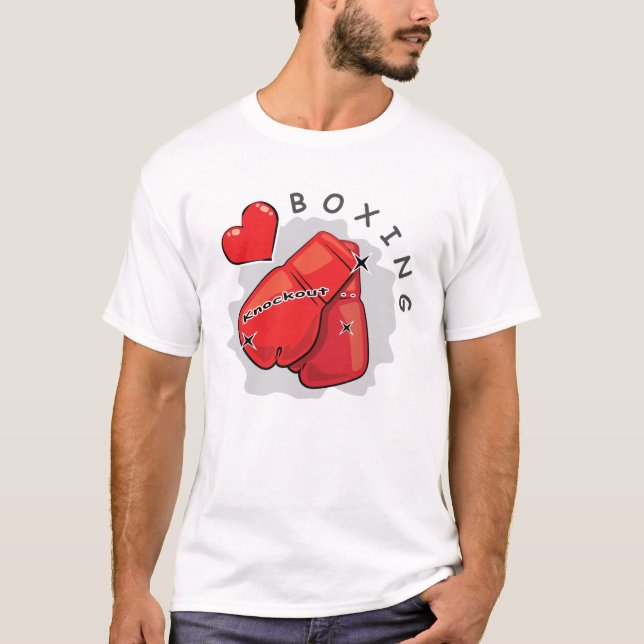 T-shirt Conception de boxe (Devant)