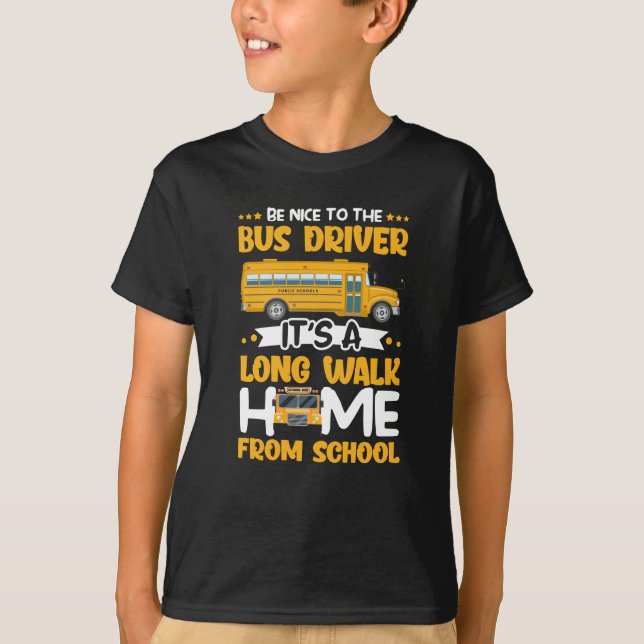 T-shirt Conception De Bus Pour Les Conducteurs De Bus Ou D (Devant)