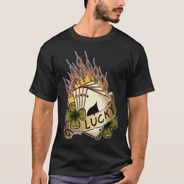 T-shirt Conception de cartes (Devant)