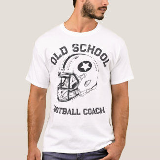 T-shirt Conception de casque d'entraîneur de football à l'