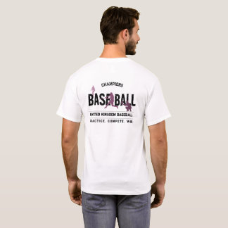 T-shirt Conception de champion de baseball du Royaume-Uni