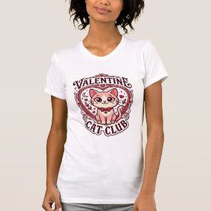 T-shirt Conception de chat drôle de la Saint-Valentin - Ch