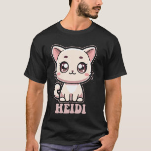 T-shirt Conception de chat Kitty mignon pour les filles no